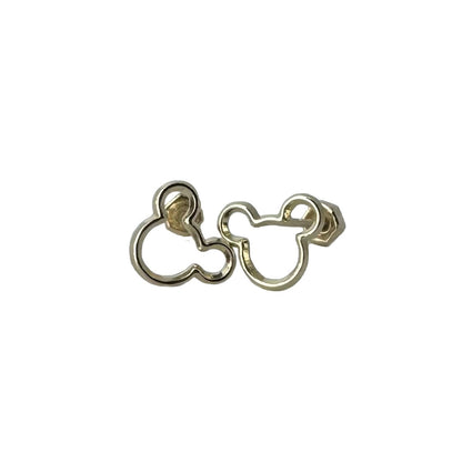 illustration of mouse gold earrings