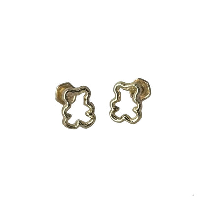 illustration of gold bear earrings