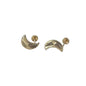 Tsuki 10kt gold earrings