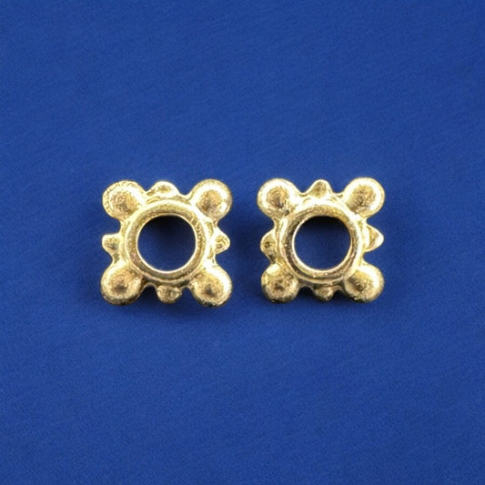 Mirror 10kt gold earrings